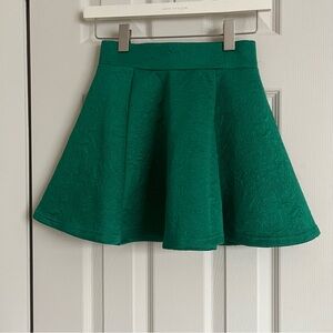 H&M Green Skater/ Circle Skirt XS
